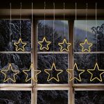 LED Lichtervorhang 864 LED warmweiß