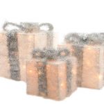 LED Geschenkschachteln warmweiß, Indoor (3er Set)