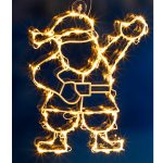 LED-Fensterbild, Santa